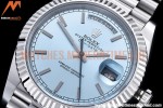 Rolex - DayDate 40mm Flt Pres SS/SS I-Blue/Stk EWF VR3255