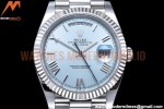Rolex - DayDate 40mm Flt Pres SS/SS I-Blue/Rm EWF VR3255