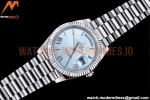 Rolex - DayDate 40mm Flt Pres SS/SS I-Blue/Rm EWF VR3255