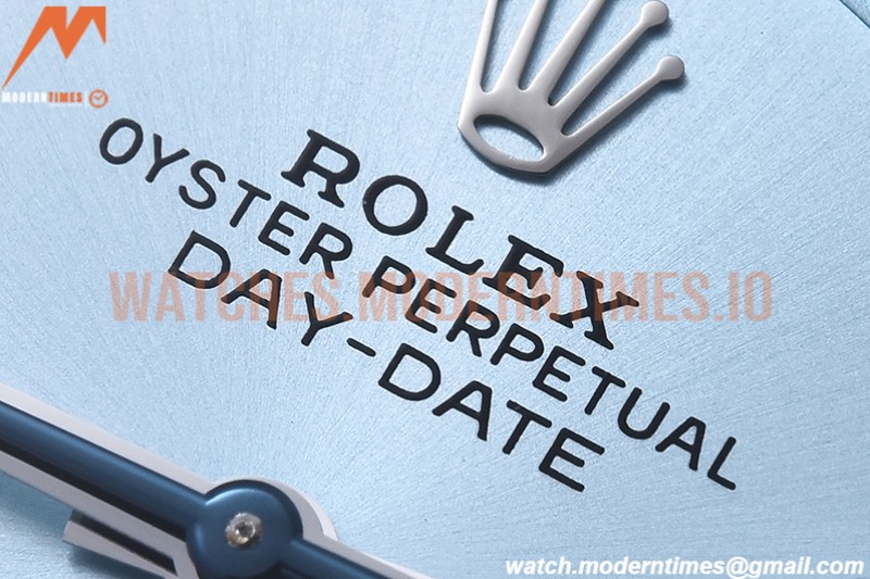 Rolex - DayDate 40mm Flt Pres SS/SS I-Blue/Rm EWF VR3255