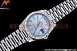 Rolex - DayDate 40mm Flt Pres SS/SS I-Blue/Dia EWF VR3255
