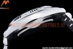 Rolex - DayDate 40mm Flt Pres SS/SS Black/Stk EWF VR3255