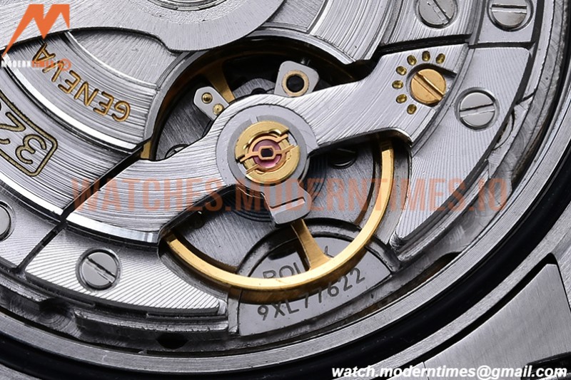 Rolex - DayDate 40mm Flt Pres SS/SS Black/Stk EWF VR3255