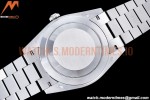 Rolex - DayDate 40mm Flt Pres SS/SS Black/Dia EWF VR3255