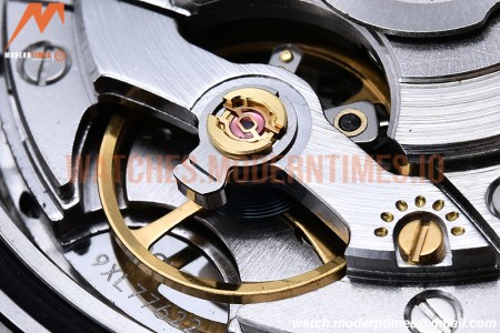 Rolex - DayDate 40mm Flt Pres SS/SS Black/Dia EWF VR3255