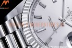 Rolex - DayDate 40mm Flt Pres SS/SS Silv/Dia EWF VR3255
