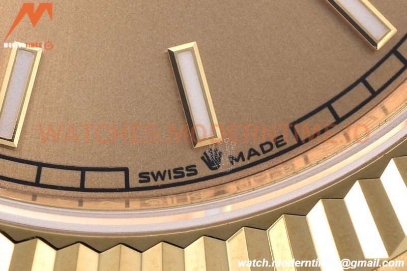 Rolex - DayDate 40mm Flt Pres YG/YG RG/Stk EWF VR3255