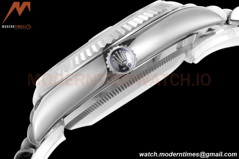 Rolex - DayDate 36mm 128239 Flt Pres SS/SS Diamond Dial RAF A2836