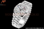 Rolex - DayDate 36mm 128239 Flt Pres SS/SS Diamond Dial RAF A2836