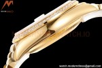 Rolex - DayDate 36mm 118348 Flt Pres YG/YG Dia Meteorite Dial RAF A2836
