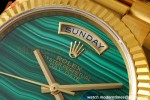 Rolex - DayDate 36mm 18238 Flt Pres YG/YG Malachite Green RAF A2836