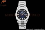 Rolex - DayDate 36mm 128239 Flt Pres SS/SS Blue/Diam RAF A2836