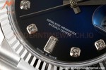 Rolex - DayDate 36mm 128239 Flt Pres SS/SS Blue/Diam RAF A2836