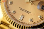 Rolex - DayDate 36mm 128238 Flt Pres YG/YG Gold/Diam RAF A2836