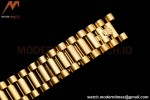 Rolex - DayDate 36mm 18238 Flt Pres YG/YG Onyx Black Dial RAF A2836