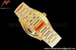 Rolex - DayDate 36mm 128238 Flt Pres YG/YG Brn/Dia EWF A2836