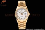 Rolex - DayDate 36mm 128238 Flt Pres YG/YG Wht/Rmn TWSF A2836