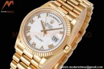 Rolex - DayDate 36mm 128238 Flt Pres YG/YG Wht/Rmn TWSF A2836
