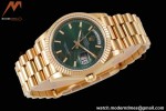 Rolex - DayDate 36mm 128238 Flt Pres YG/YG Grn/Stk TWSF A2836