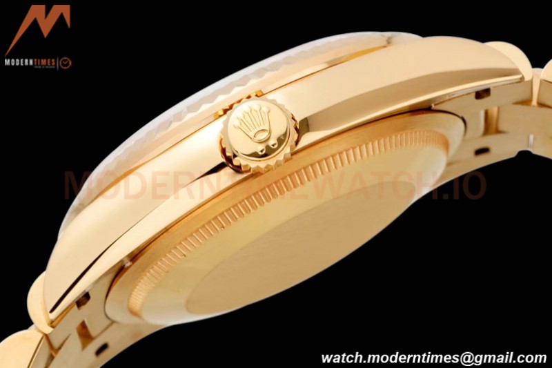 Rolex - DayDate 36mm 128238 Flt Pres YG/YG Orn/Dia TWSF A2836