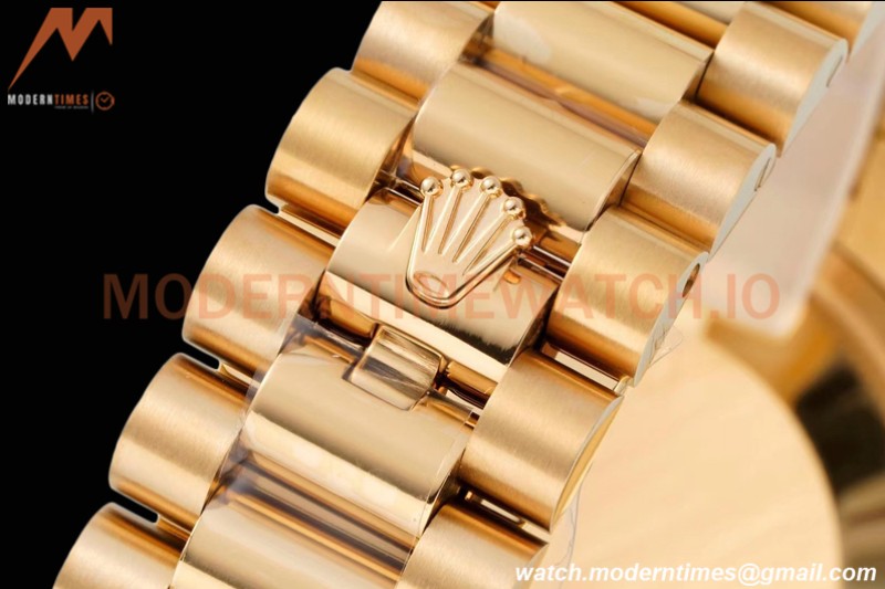 Rolex - DayDate 36mm 128238 Flt Pres YG/YG Turq/Dia TWSF A2836
