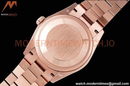 Rolex - DayDate 36mm 128235 Flt Pres RG/RG Eisenkiesel/Rmn TWSF A2836