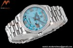 Rolex - DayDate 36mm 128349 Dia Pres SS/SS T-Blue/Rmn TWSF A2836