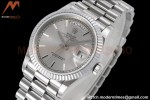 Rolex - DayDate 36mm 128239 Flt Pres SS/SS Grey/Stk TWSF A2836