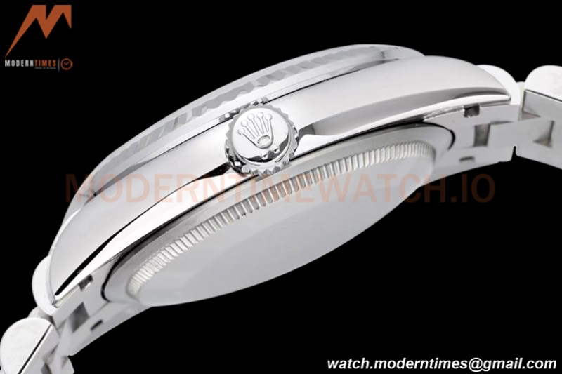 Rolex - DayDate 36mm 128239 Flt Pres SS/SS Grey/Stk TWSF A2836