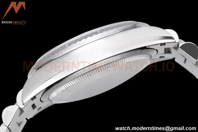 Rolex - DayDate 36mm 128239 Flt Pres SS/SS Grey/Stk TWSF A2836