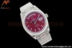 Rolex - DayDate 36mm 128239 Flt Pres SS/SS Red/Stk EWF A2836