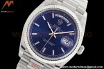Rolex - DayDate 36mm 128239 Flt Pres SS/SS Blue/Stk EWF A2836