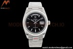 Rolex - DayDate 36mm 128239 Flt Pres SS/SS Black/Stk EWF A2836