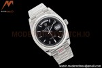 Rolex - DayDate 36mm 128239 Flt Pres SS/SS Black/Stk EWF A2836
