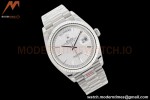 Rolex - DayDate 36mm 128239 Flt Pres SS/SS Silver/Stk EWF A2836