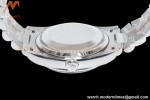 Rolex - DayDate 36mm 128236 Flt Pres SS/SS Ice Blue/Rmn EWF A2836