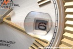 Rolex - DayDate 228238 40mm Flt/Pres YG/YG Silv/Rmn GDF MY8215