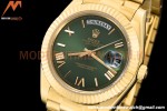 Rolex - DayDate 228238 40mm Flt/Pres YG/YG Grn/Rmn GDF MY8215