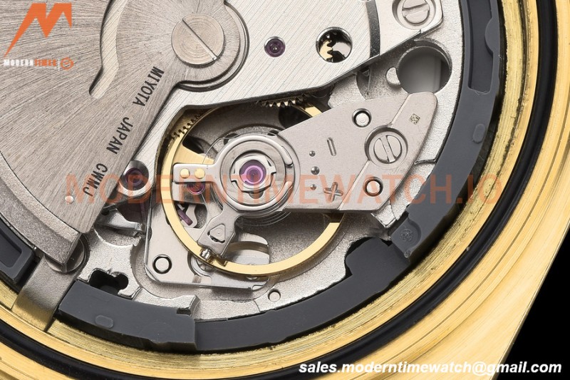 Rolex - DayDate 228238 40mm Flt/Pres YG/YG Black/Rmn GDF MY8215