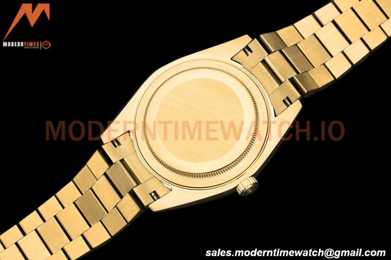 Rolex - DayDate 228238 40mm Flt/Pres YG/YG Silv/Stk GDF MY8215