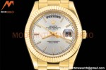 Rolex - DayDate 228238 40mm Flt/Pres YG/YG Silv/Stk GDF MY8215