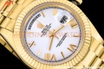 Rolex - DayDate 228238 40mm Flt/Pres YG/YG Wht/Rmn GDF MY8215