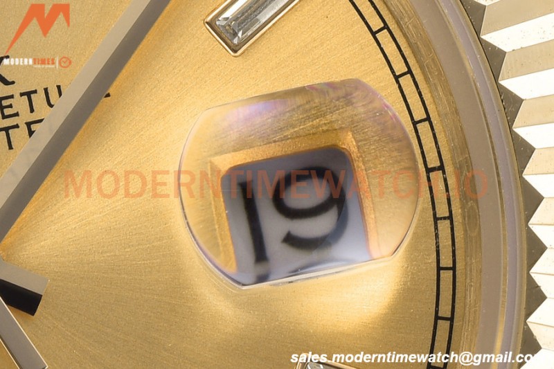 Rolex - DayDate 228238 40mm Flt/Pres YG/YG Gold/Dia GDF MY8215