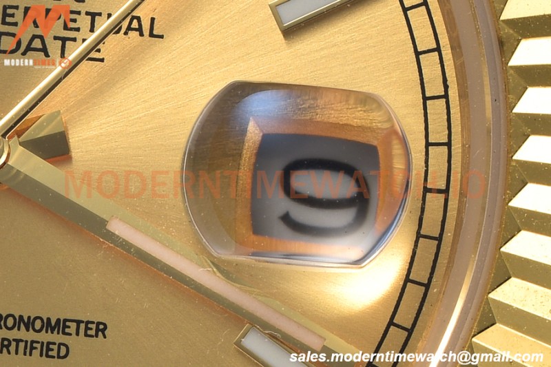Rolex - DayDate 228238 40mm Flt/Pres YG/YG Gold/Stk GDF MY8215