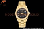 Rolex - DayDate 228238 40mm Flt/Pres YG/YG All Black/Dia GDF MY8215