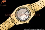 Rolex - DayDate 228238 40mm Flt/Pres YG/YG All Black/Dia GDF MY8215