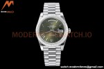 Rolex - DayDate 40mm Flt Pres SS/SS Grey/Stk EWF VR3255