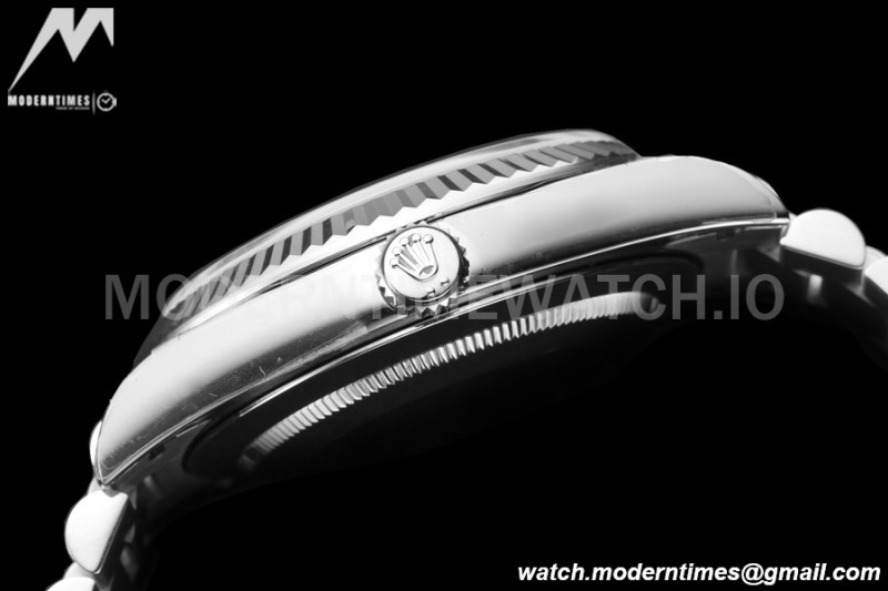 Rolex - DayDate 40mm Flt Pres SS/SS Grey/Stk EWF VR3255