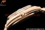 Rolex - DayDate 36mm 128235 Flt Pres RG/RG Brn/Dia V5 QF VR3255