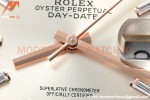 Rolex - DayDate 36mm 128235 Flt Pres RG/RG Silv/Dia V5 QF VR3255